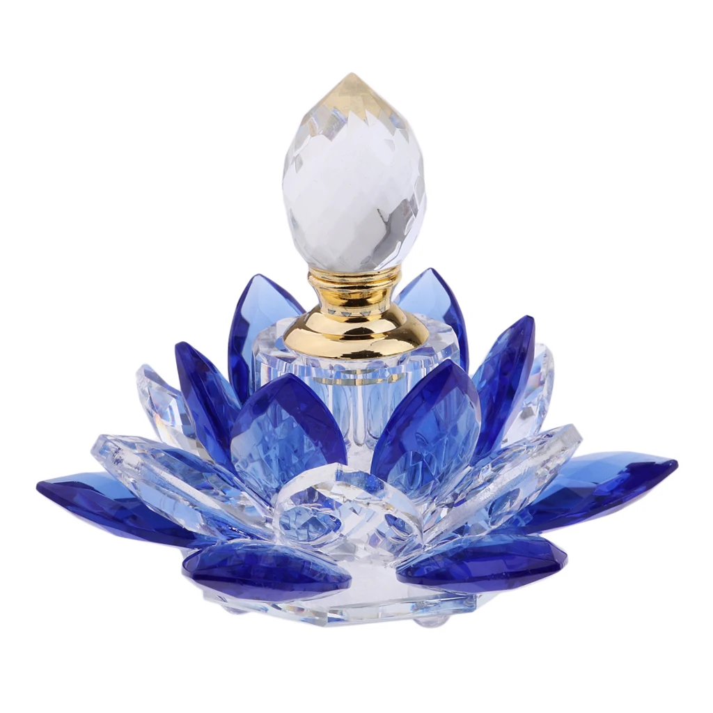 Lotus Flower Figures Perfume Bottles Empty Refillable Perfume Bottle