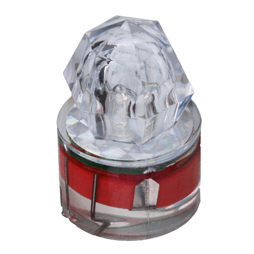 Fishing Lure Light Deep Drop Underwater Squid Strobe Water-Triggered Design Highly Sealed Diamond Flashing LED Fish Tank Decor