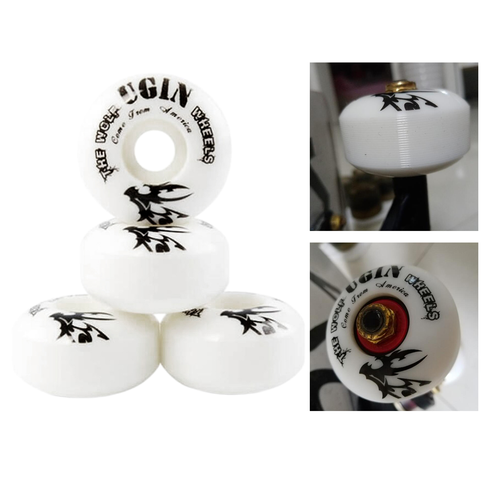 4Pcs Durable Skateboard Wheels Replacement 52x30mm Roller Outer Case Parts