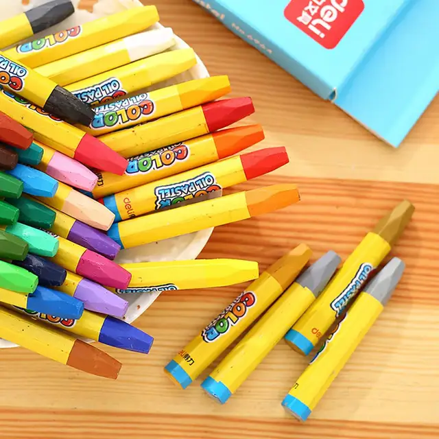Enfant Kit de 25Couleurs Bâton de Peinture à l'Huile Crayon de Cire Pastel  à l'Huile Professionnel Débutant Artiste Craie Grasse Bâton à Dessin Coloré  Grarriti sur Toile Canevas Cadeau d'Anniversaire : 