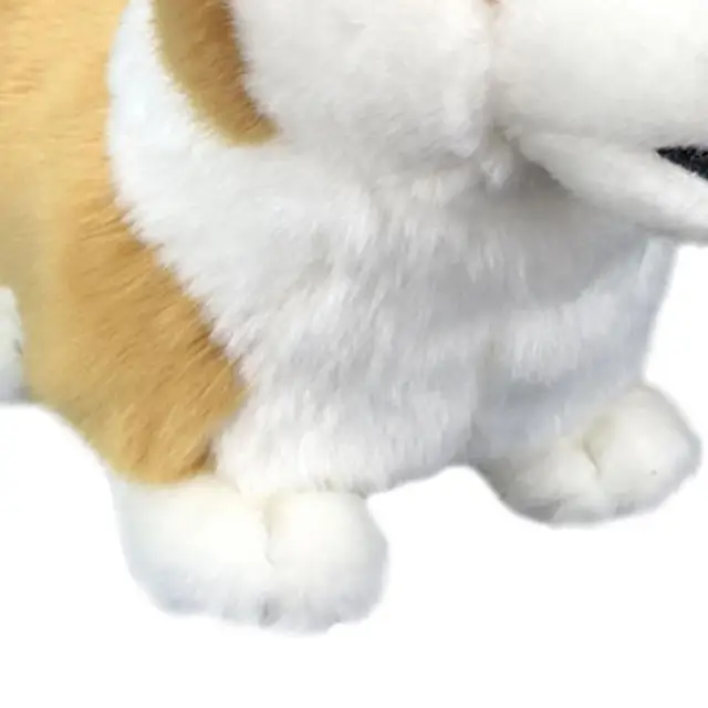 Welsh Corgi Dog High Fidelity Anime Cute Plushie Corgi Plush Toys Lifelike  Animals Simulation Stuffed Doll Kawai Toy Gifts Kids - AliExpress