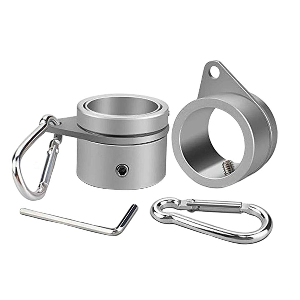 2pcs Flag Pole Rings 360 Degree Rotating Flagpole Flag Mounting Rings Anti Wrap For 1.0 To 1.26 Inch Flag Pole
