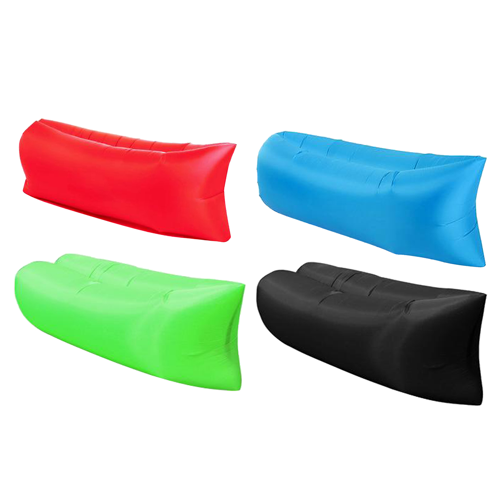 Inflatable Lounger Camping Sleeping Bag Air Sofa Bed for Indoor Outdoor Beach