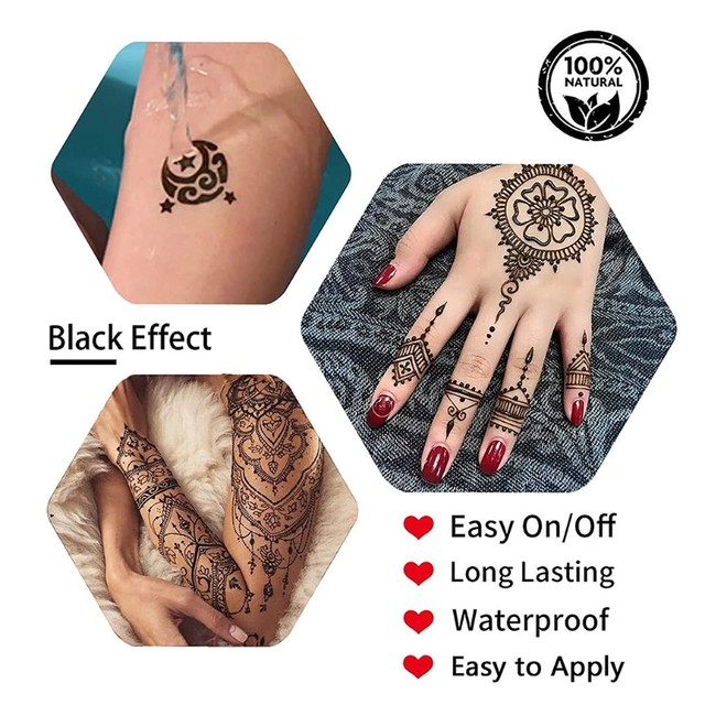 Temporary Tattoo Inks Stencils Kit Freehand Ink Semi - Temu