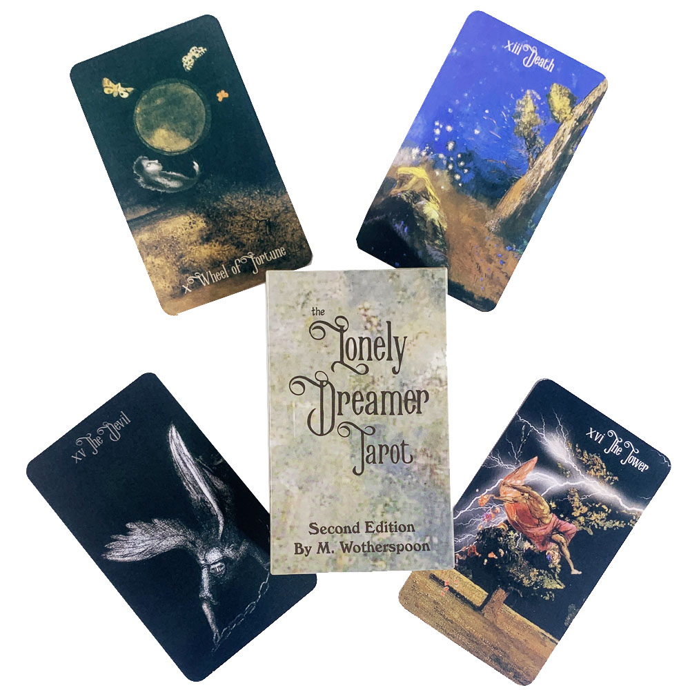 The Lonely Dreamer Tarot Cards Adult Games for Party Occult Divination Art Nouveau Psychic Witchcraft Supplies The Tarot Deck