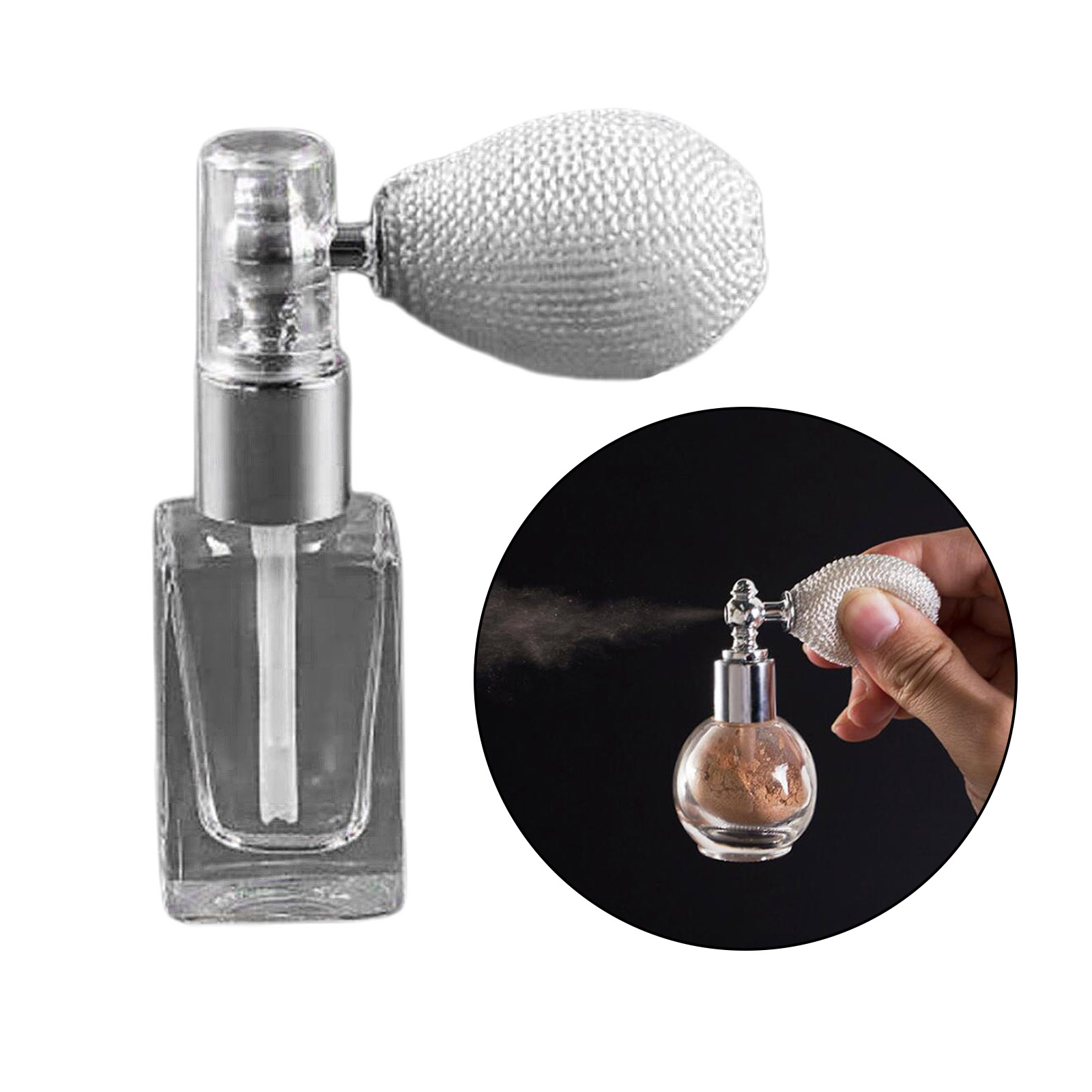 Highlighter Powder Spray Bottle Body Glitter Spray for Face Body Hair Nails