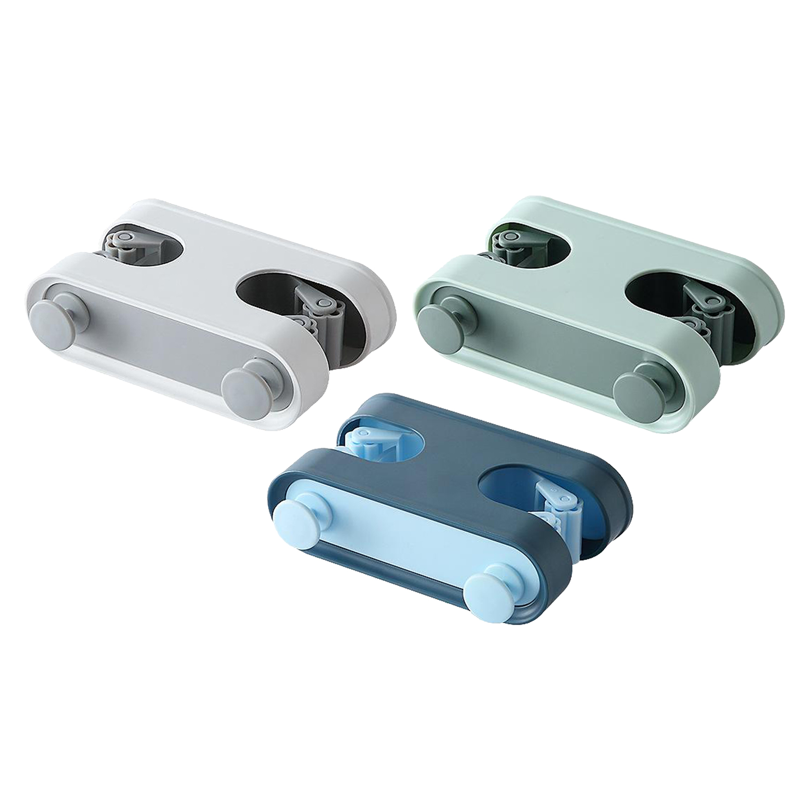 Broom Holder Wall Mounted, Mop Holders Broom Grippers Racks Hanger Anti- No Drilling Holder