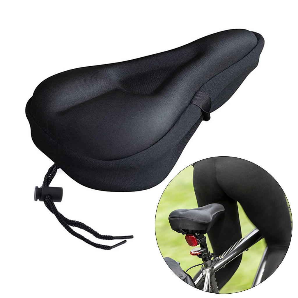 Title 1, Bike Seat Cover Bicycle Padding 3D Soft Gel Sad...