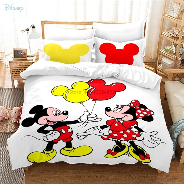 Children Cartoon Disney Mickey Mouse Minnie Mouse 3d Duvet Cover