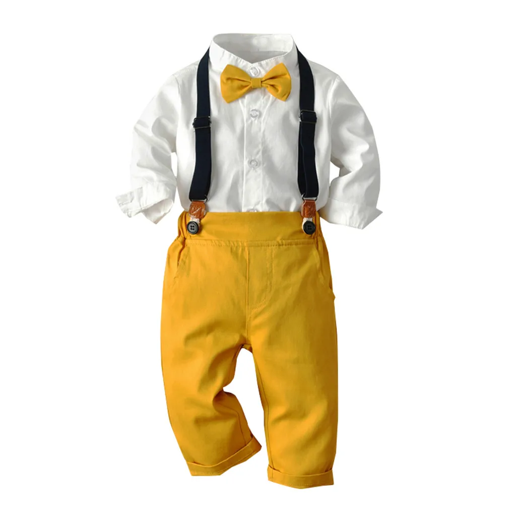 Toddler Boy 2T 4T or 5T GENTLEMAN IN TRAINING Bow Tie Suspender T-Shirt NEW 3T 