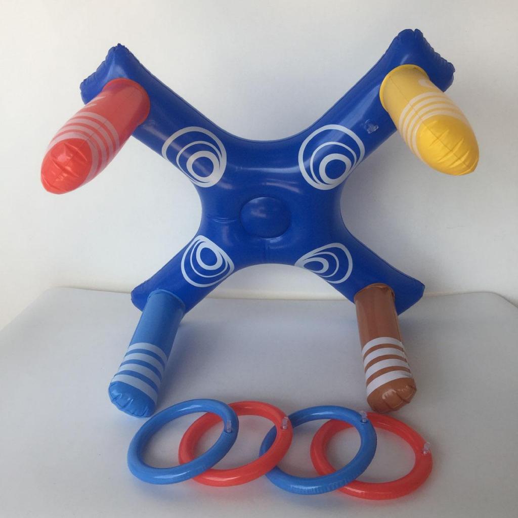 Outdoor Yard Hoop Ring Toss Quoits Toy Pool Game Children Boys Girl Gift