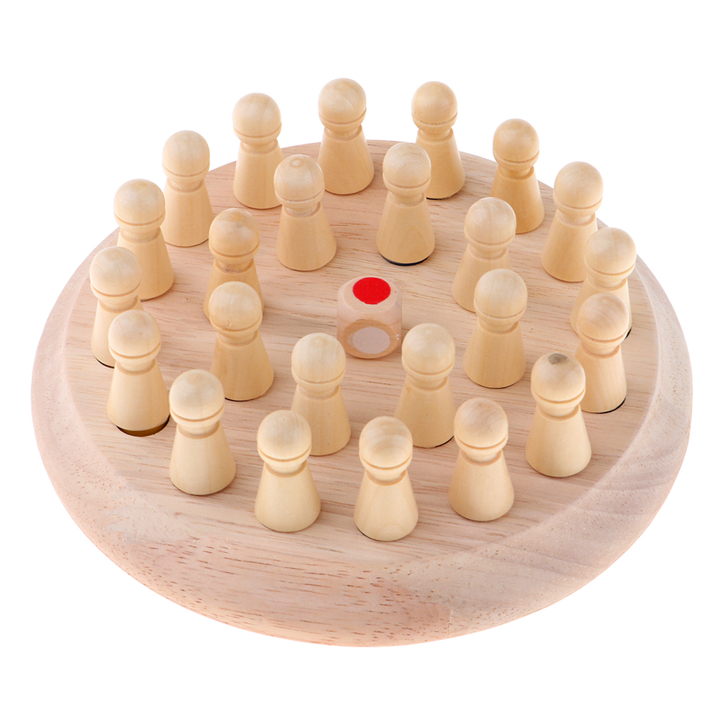 Kids Wooden Memory Match Stick Chess Fun Color Game Board Puzzles Educational Toy Cognitive Ability Learning Toys for Children