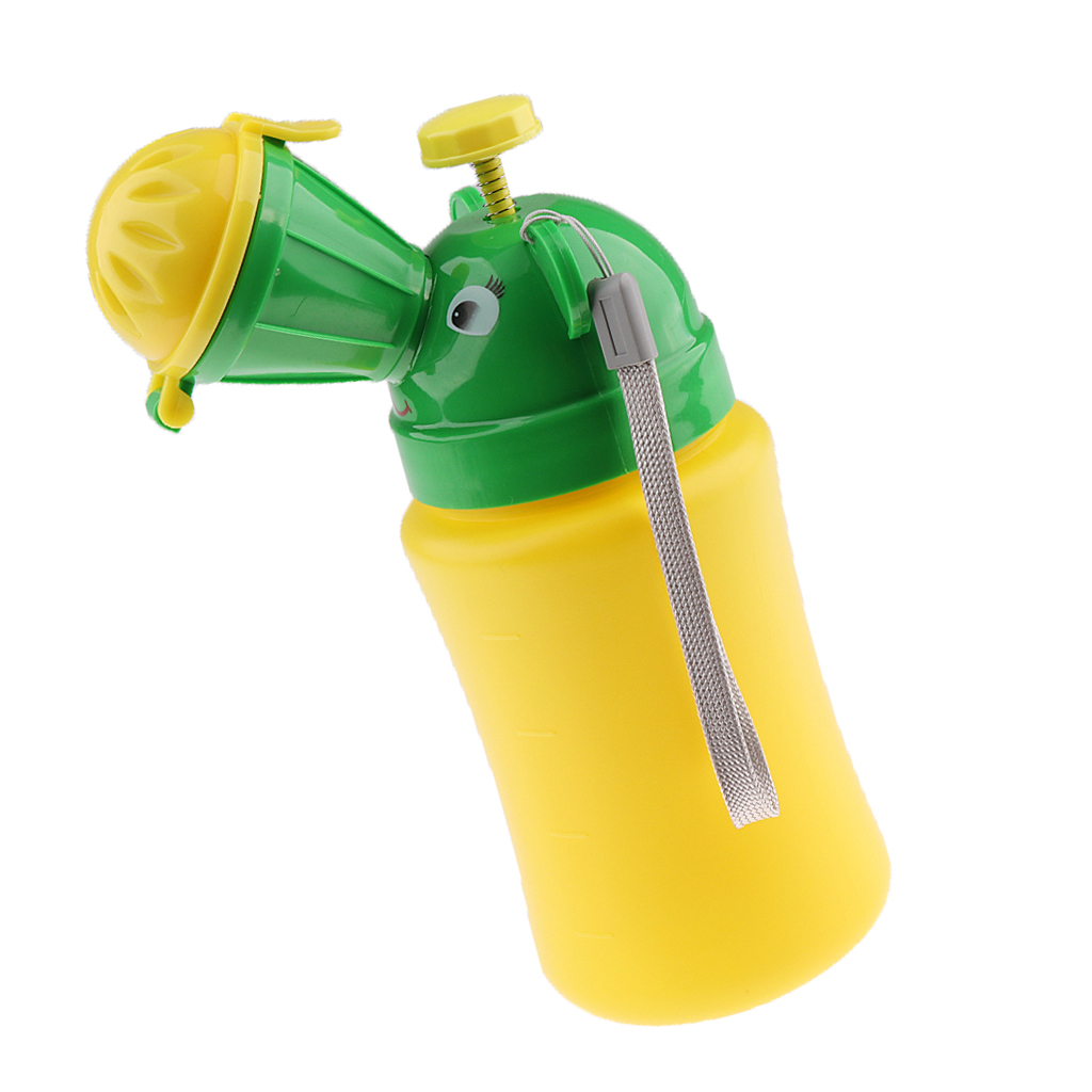 Portable Children's Potty Baby Pee Urinals for Boys (Yellow + Green)