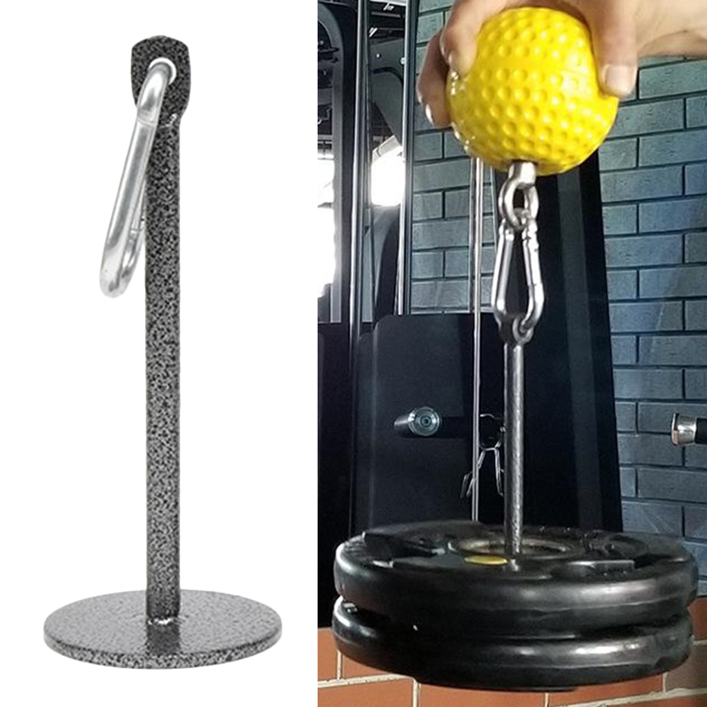 Steel Weight Plate Loading Pin Steel Workout Weights Lifting Holder Stand Rack Home Fitness Snap Clip Bracket