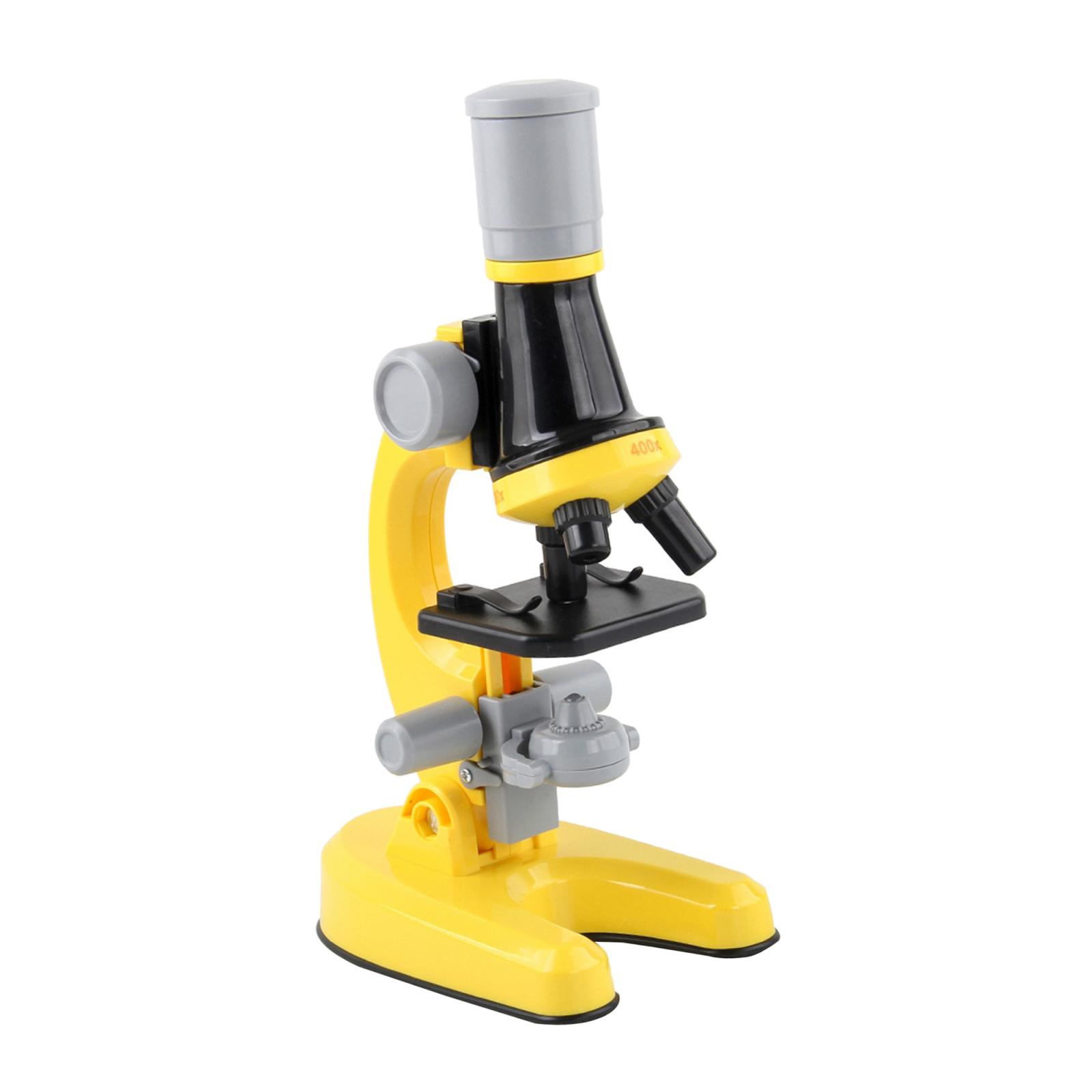 Children Optical Microscope Lab LED 100/400/1200X Magnification  Toys