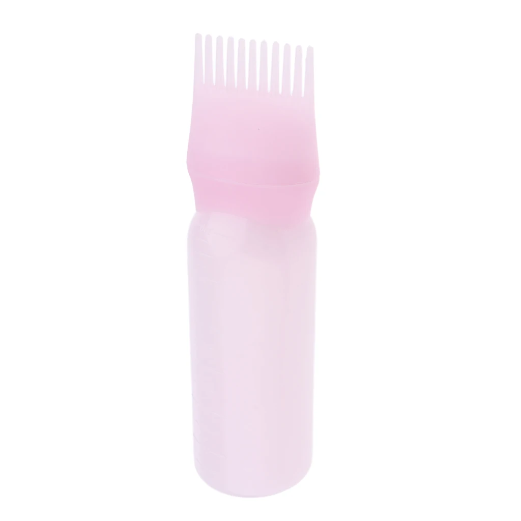 60ml Hair Dyeing Bottle Color Tint Applicator Salon Hair Highlight  Comb