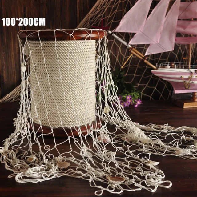 Hangings Fishing Net Home Decor Pirate Ornaments Tackle DIY