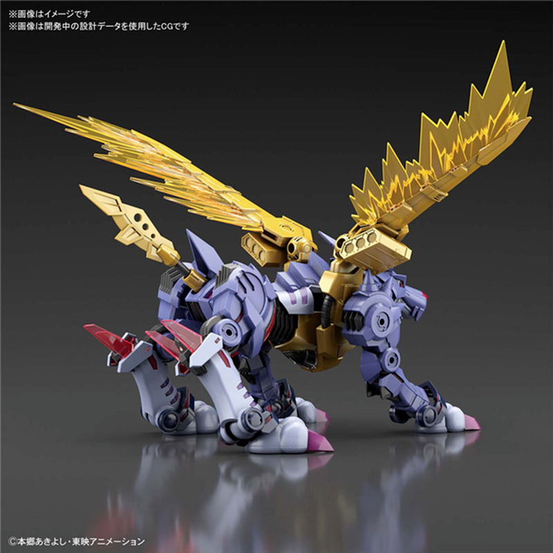 Bandai Digimon Adventure Assembled Anime Figure Metal Figure-rise Model Garurumon FRS