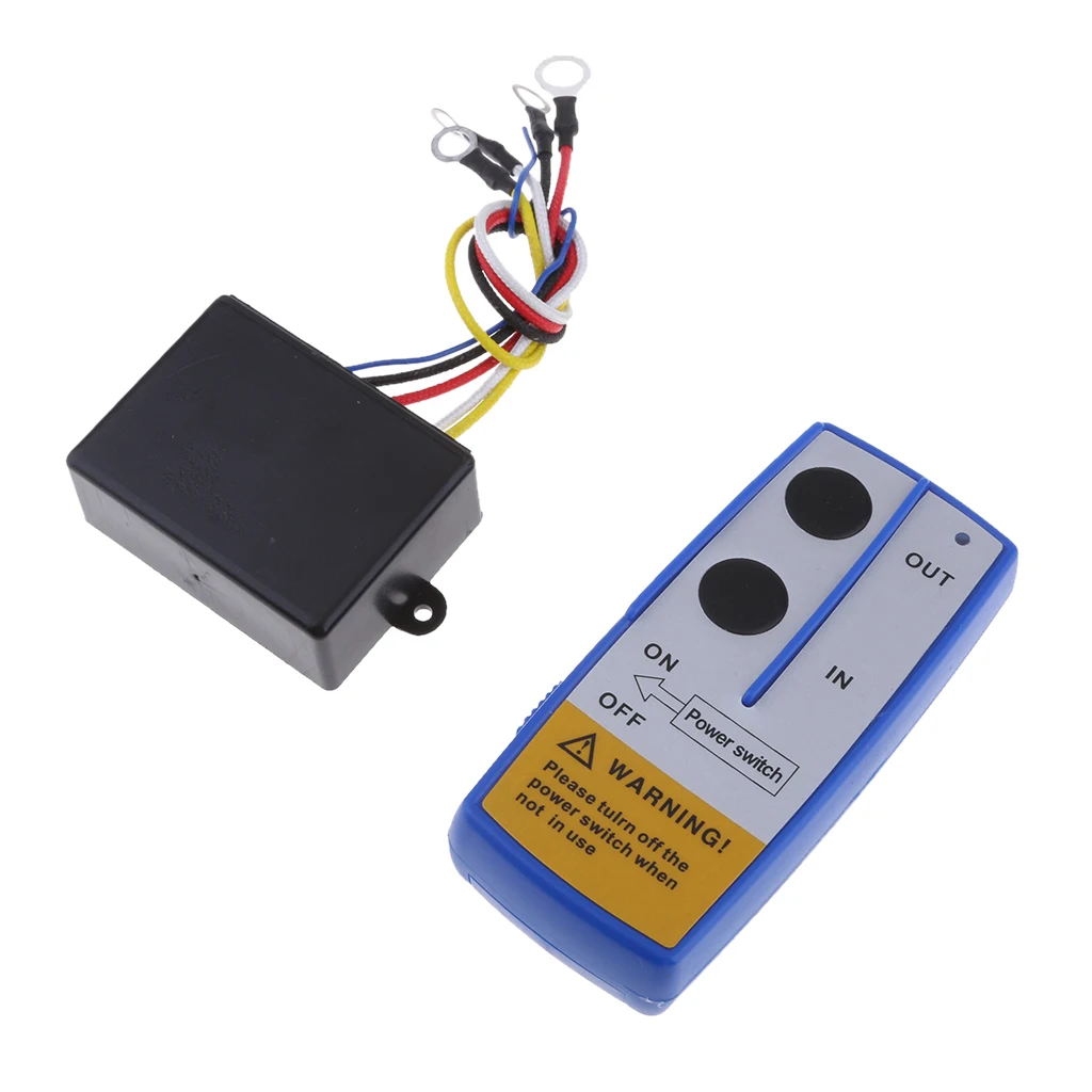 12V Electric Winch Wireless Remote Control Switch for Truck Jeep ATV SUV