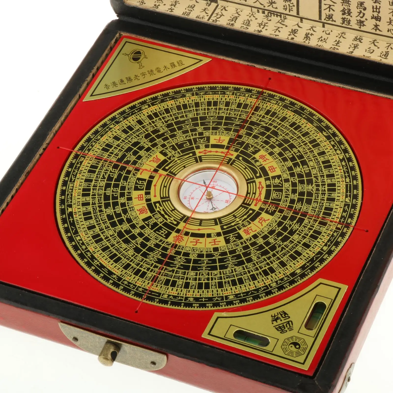 Ancient chinese Fengshui Professional Compass metal surface luopan master Supplies home decoration