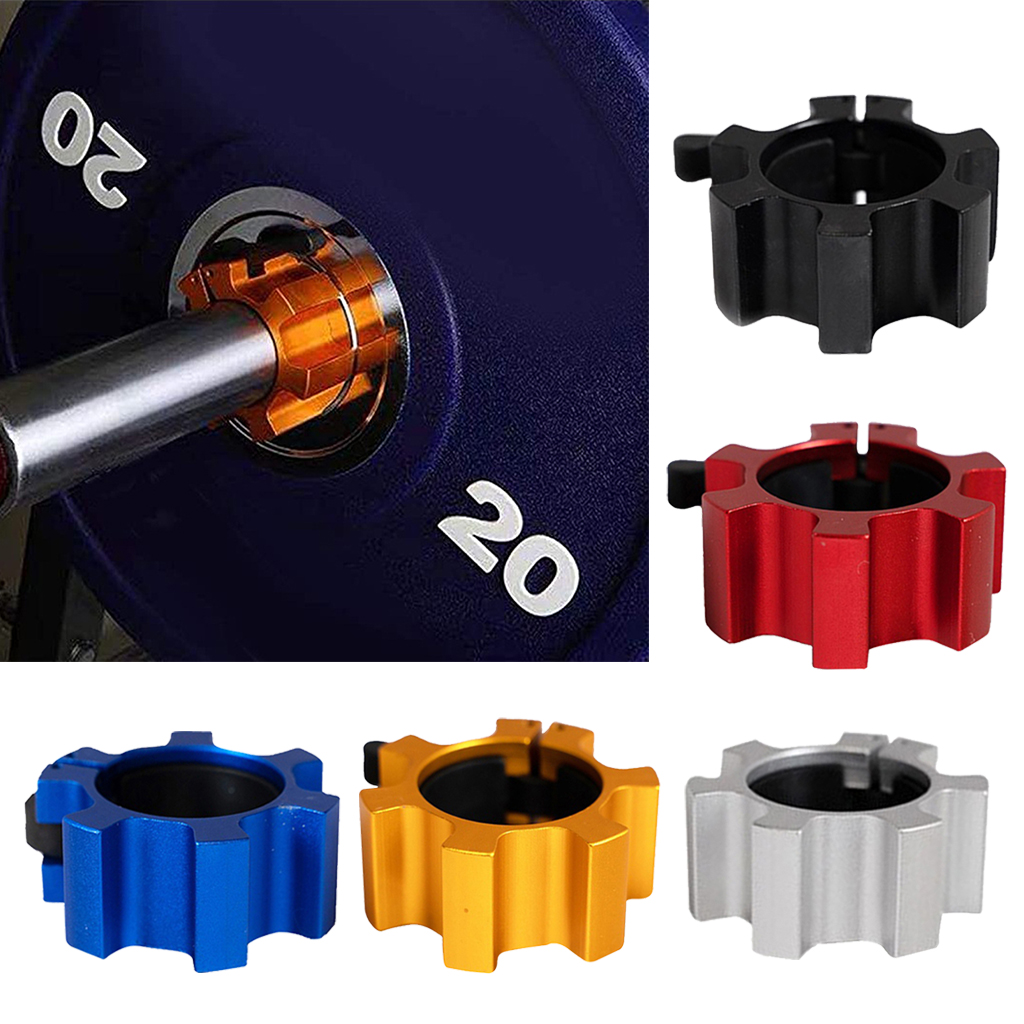 Barbell Clamp Olympic Weightlifting 50mm  Lock Weights Bars Collar Buckle