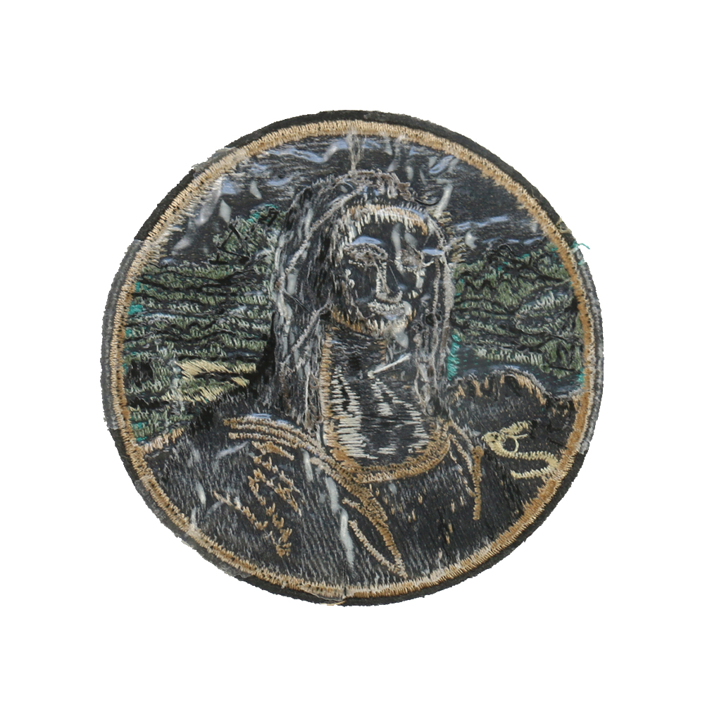 1PC Nachahmung Mona Lisa Stickerei Tuch Aufkleber Personalisierte Kleidung Aufkleber Zubehör Klassische Porträt Dekorative Patches – Detail 3