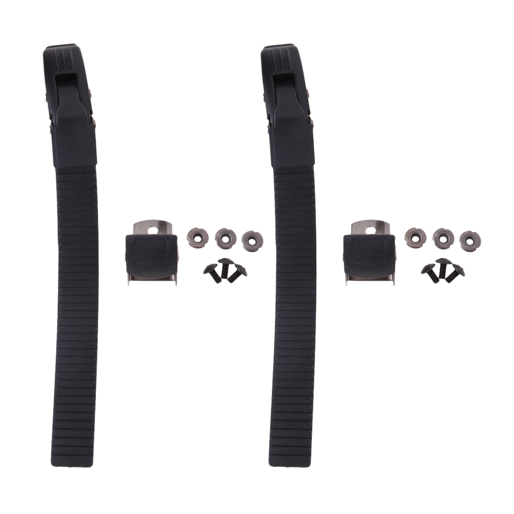2X Replacement PP Roller Skate Energy Strap Buckle with Screws Nut Repair Set