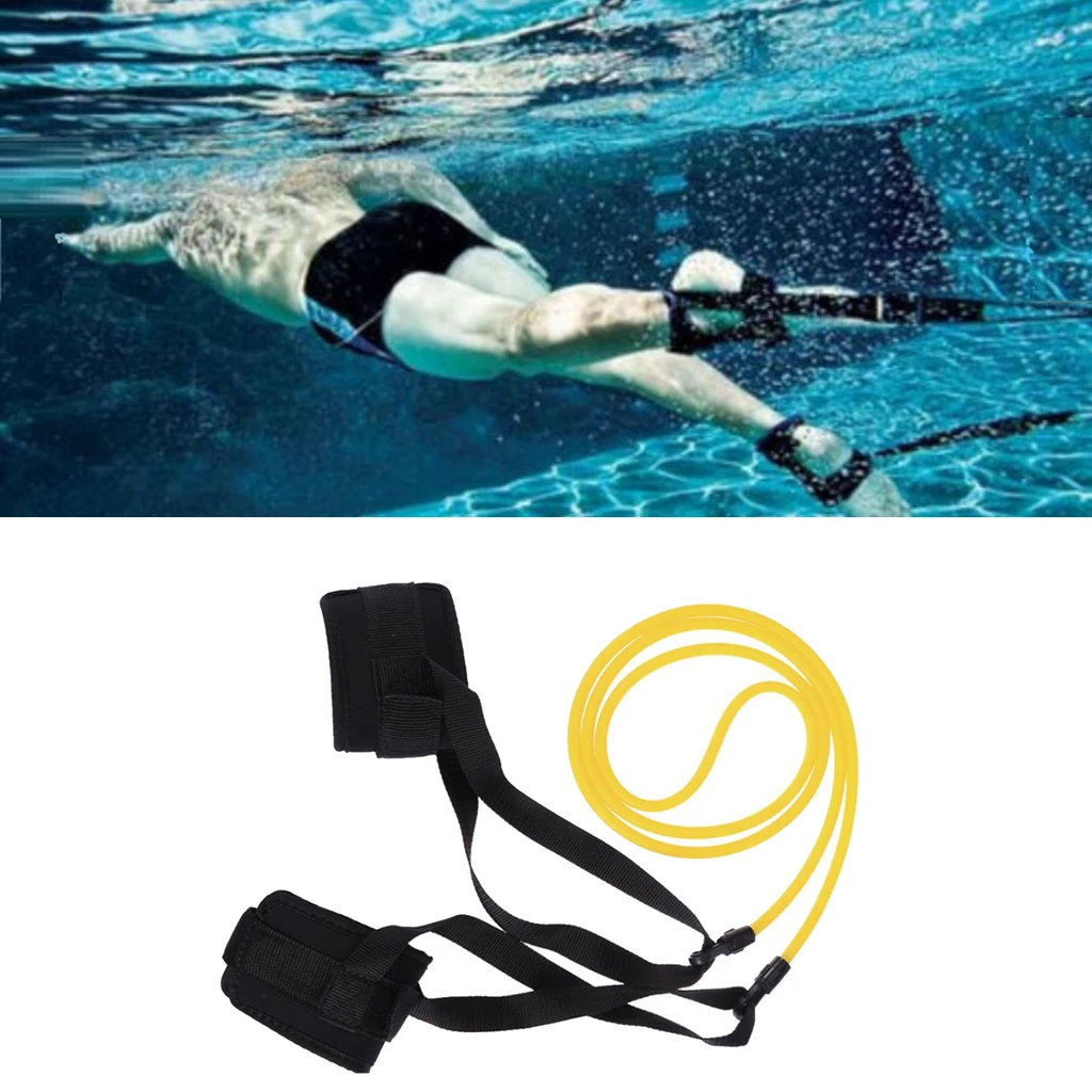 Swim Trainer Strength Belt Swimming Training Aid Ankle Harness   Band 
