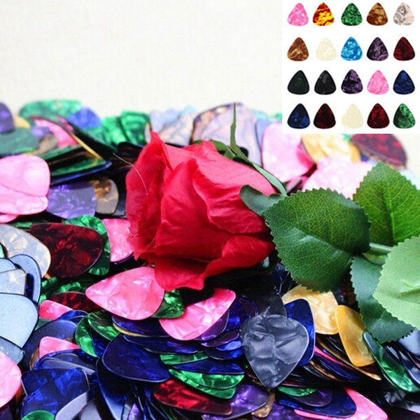 10/20 Pcs New Acoustic Picks Plectrum Celluloid Electric Smooth Guitar Pick Accessories 0.46mm 0.71mm 0.96mm Pedaleira Guitarra