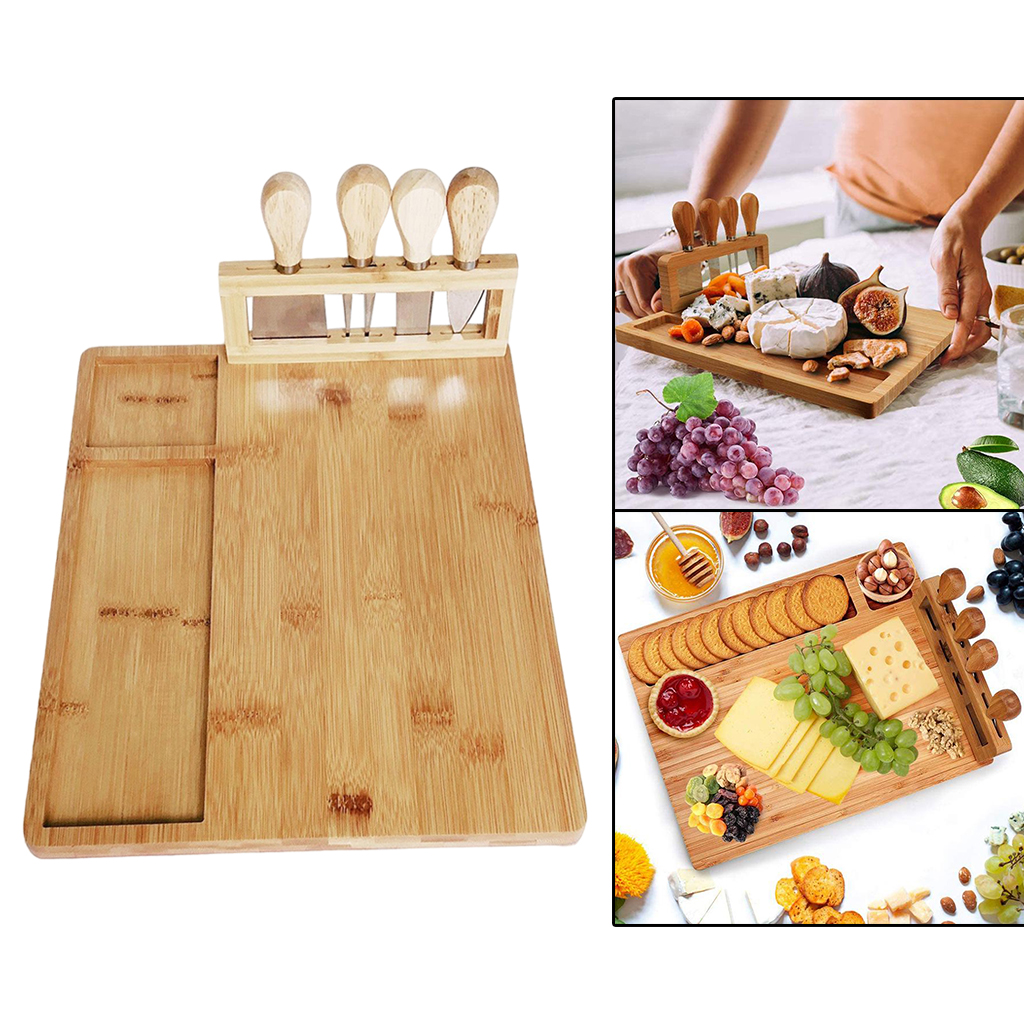 Party Bamboo Serving Paddle Board Chopping Household Serving Tray Cutting Board for Gourmets