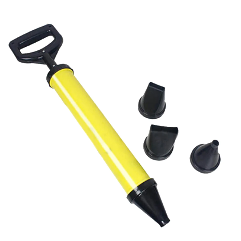  Brick Mortar & Tile Grouting Pointing Gun for Cement Lime 4 Nozzle