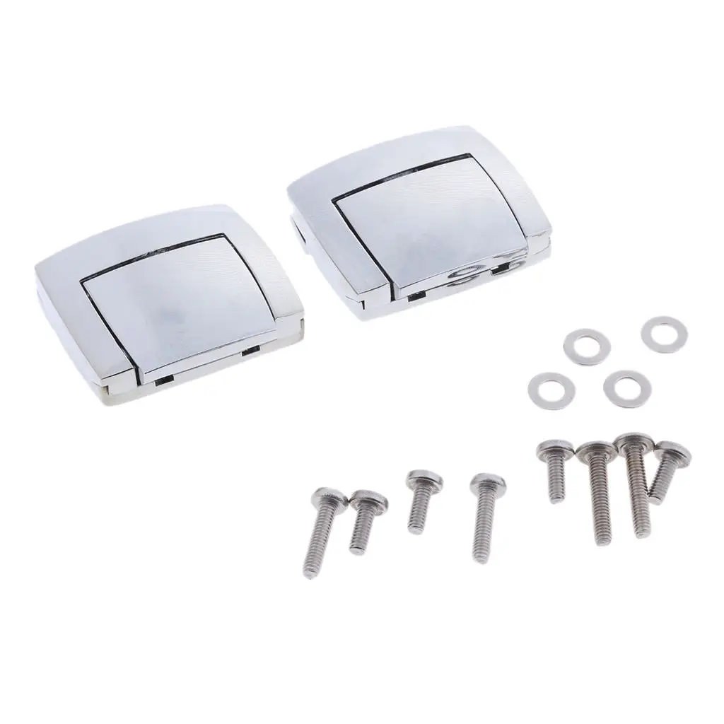 Chrome Tour Pack Pak Latches For Harley Touring Classic  1980-2013