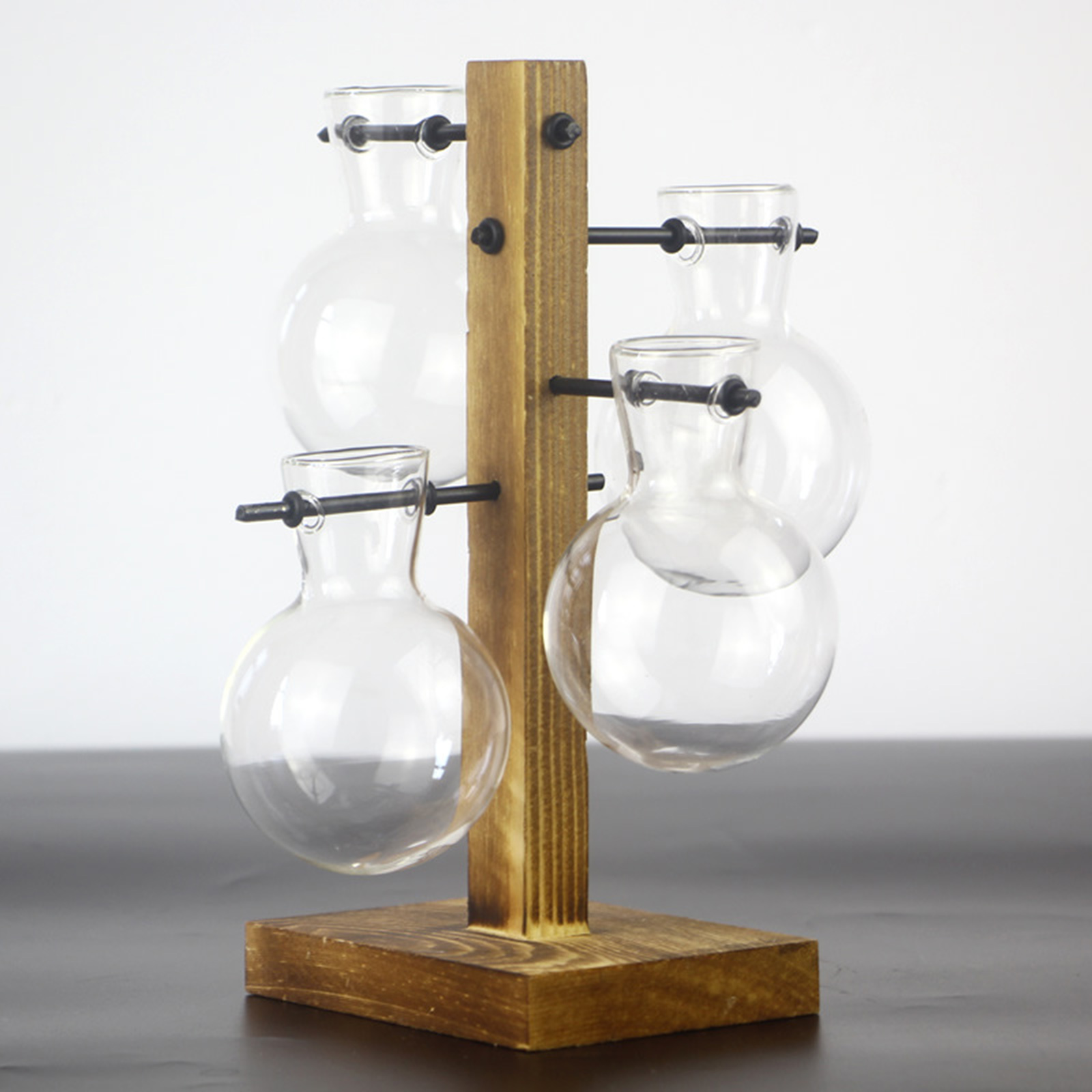Test Tube Flower Vase Desktop Plant Terrarium Glass Vases for Hydroponic Plants Home Garden Wedding Decoration Gifts