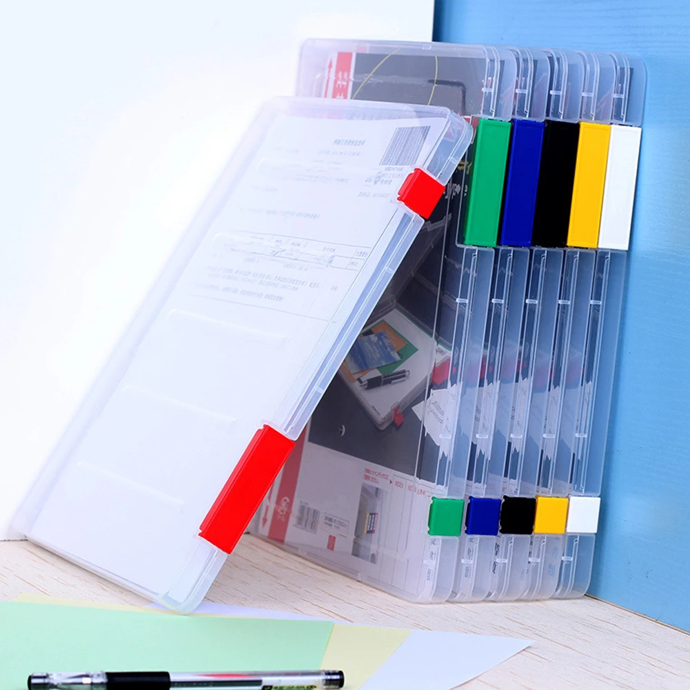 A4 Certificate/Diploma/Paper/Archives/Passport Transparent Storage File Seal Box 