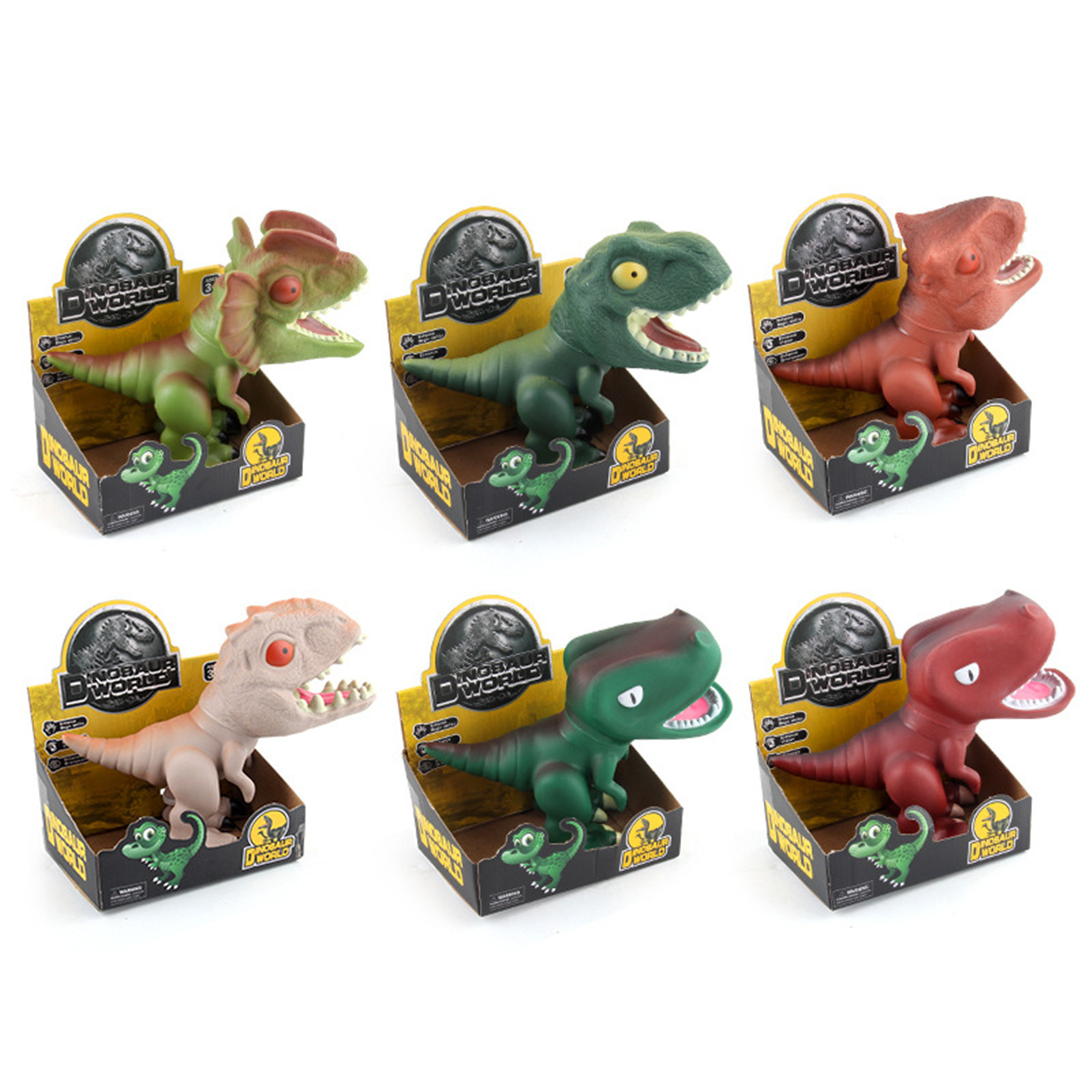 Modelo de Dinossauro de Borracha Brinquedos do Dinossauro dos Desenhos Animados da Primeira Bonito Macia Realista Rotativo Infância Educação Cognitiva Montessori Brinquedo 3d 13 brinquedo realista dinossauro giratório de desenhos animados