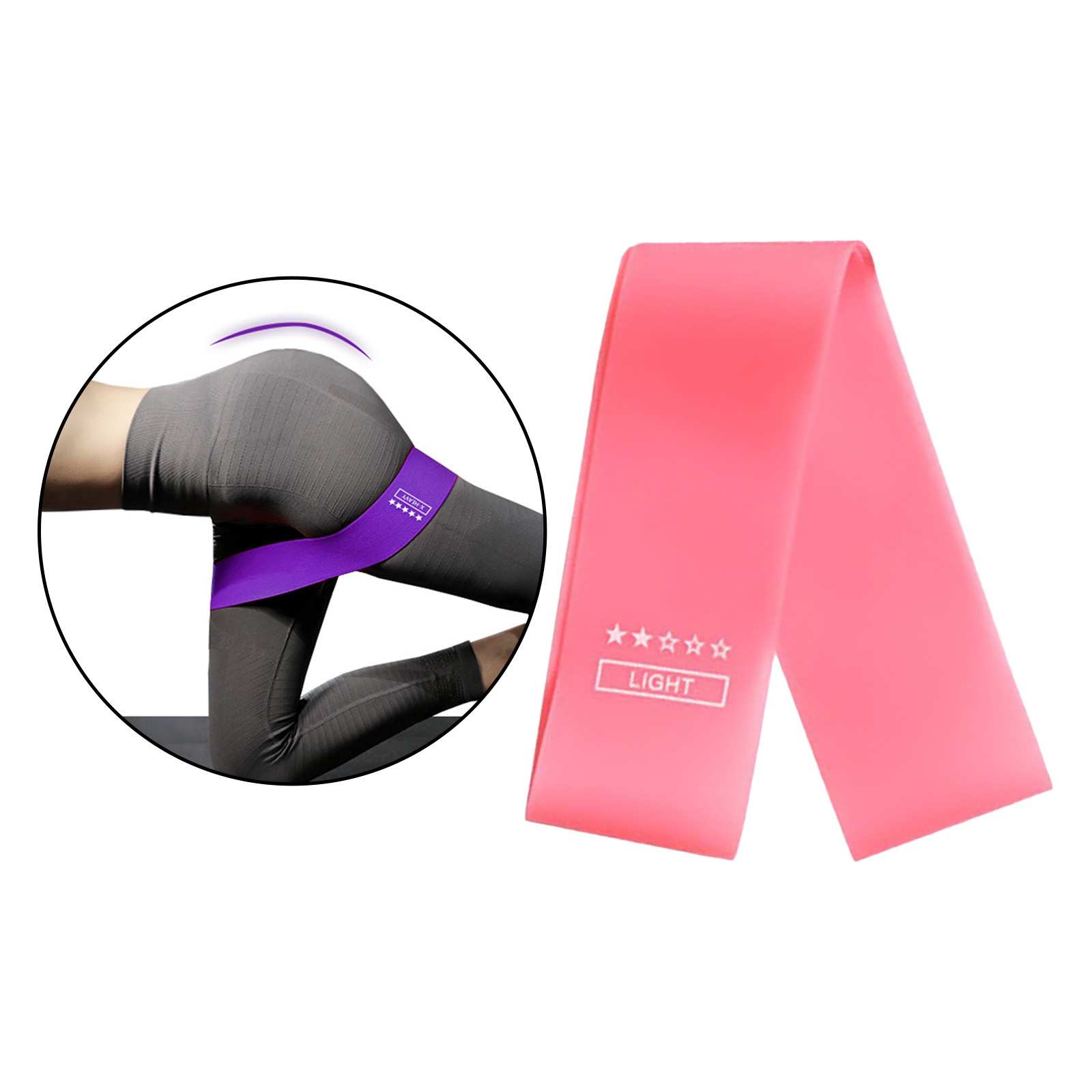 Resistance Band - Best Exercise Band for Women and Men Elastic Workout Band for