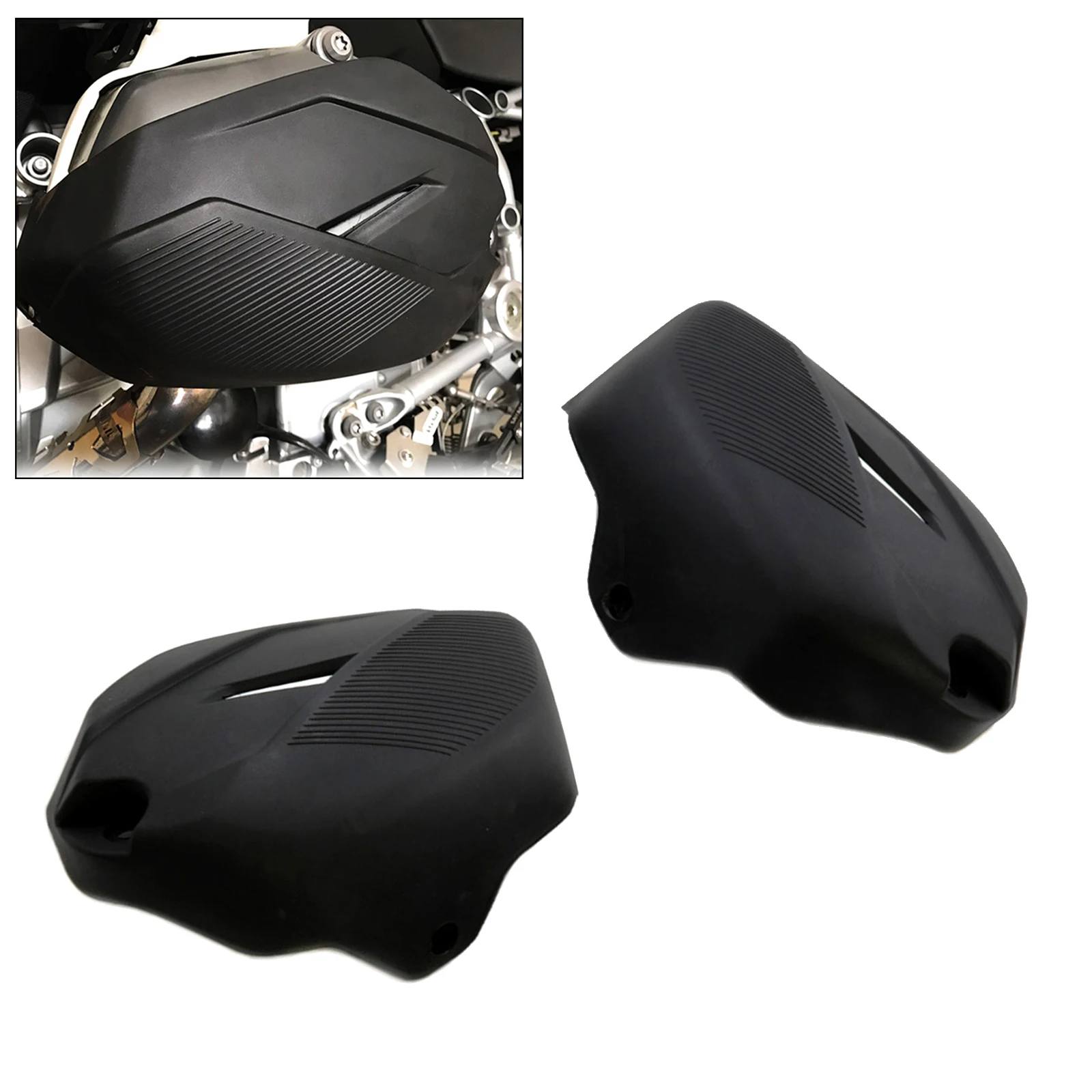 2Pcs Motorcycle Cylinder Head Engine Guards Cover Replacement for  R1200GS LC Adventure R1200R R1200RT 2014-2017
