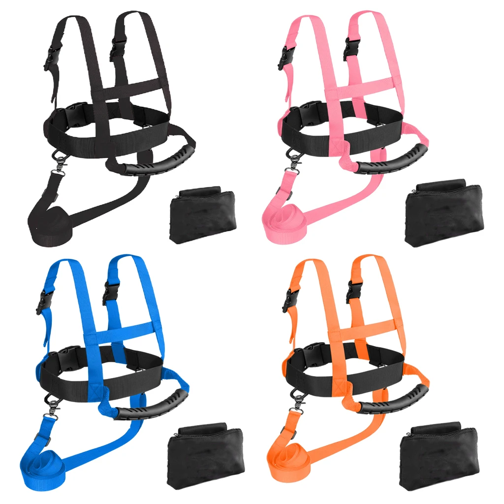 Kids Ski Harness, Safety Roller Skating Shoulder Strap,  Control Leash, Basic Tracks Trainer for