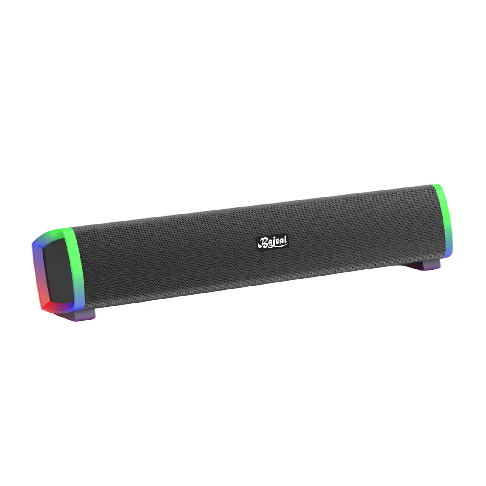 Computer Sound Bar Home Theater Stereo Bass RGB Color Lights Support TF Card for Laptop TV