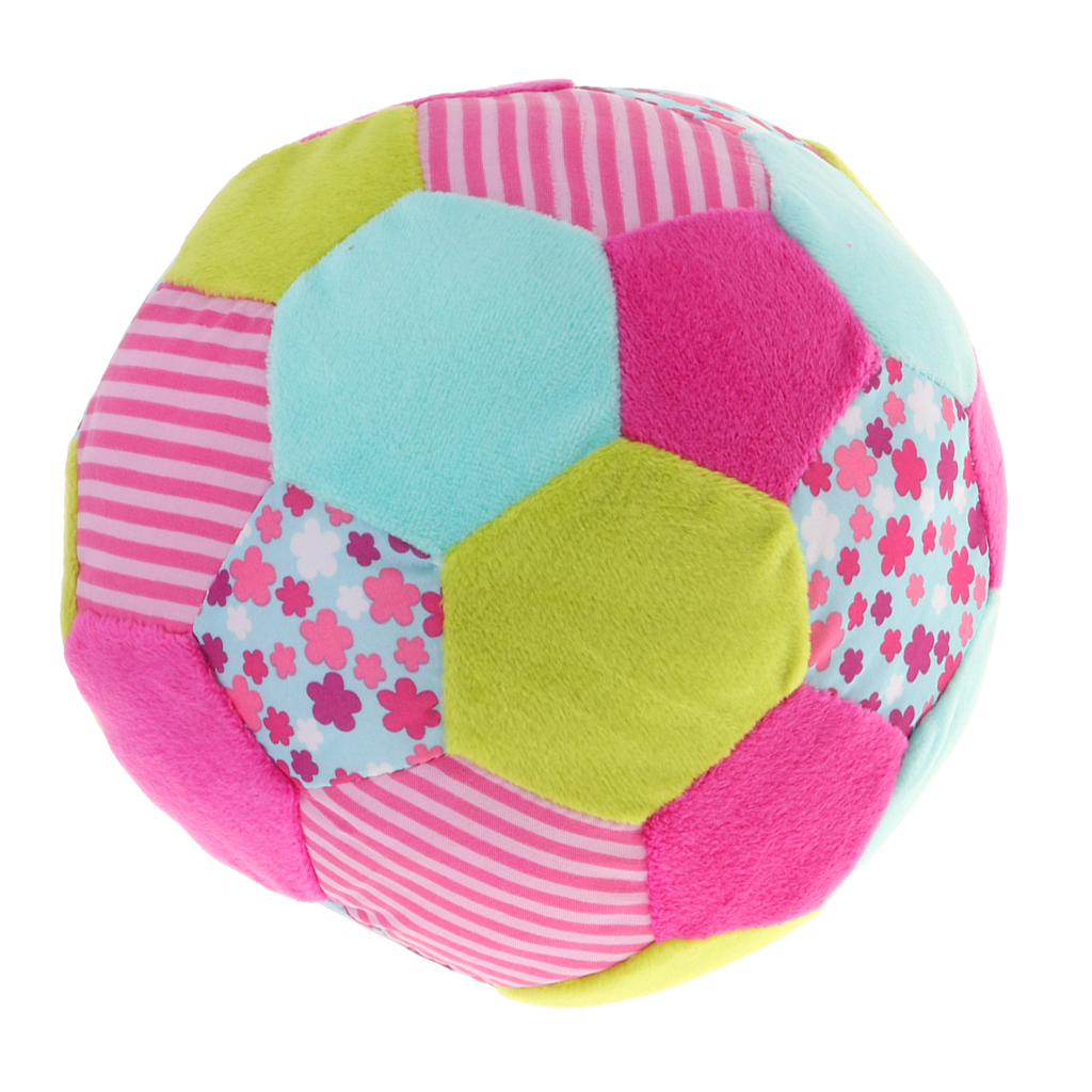 Soft Hand Rattles Bell Kids Baby Funnny Crawling Ring Ball for Infant Gift