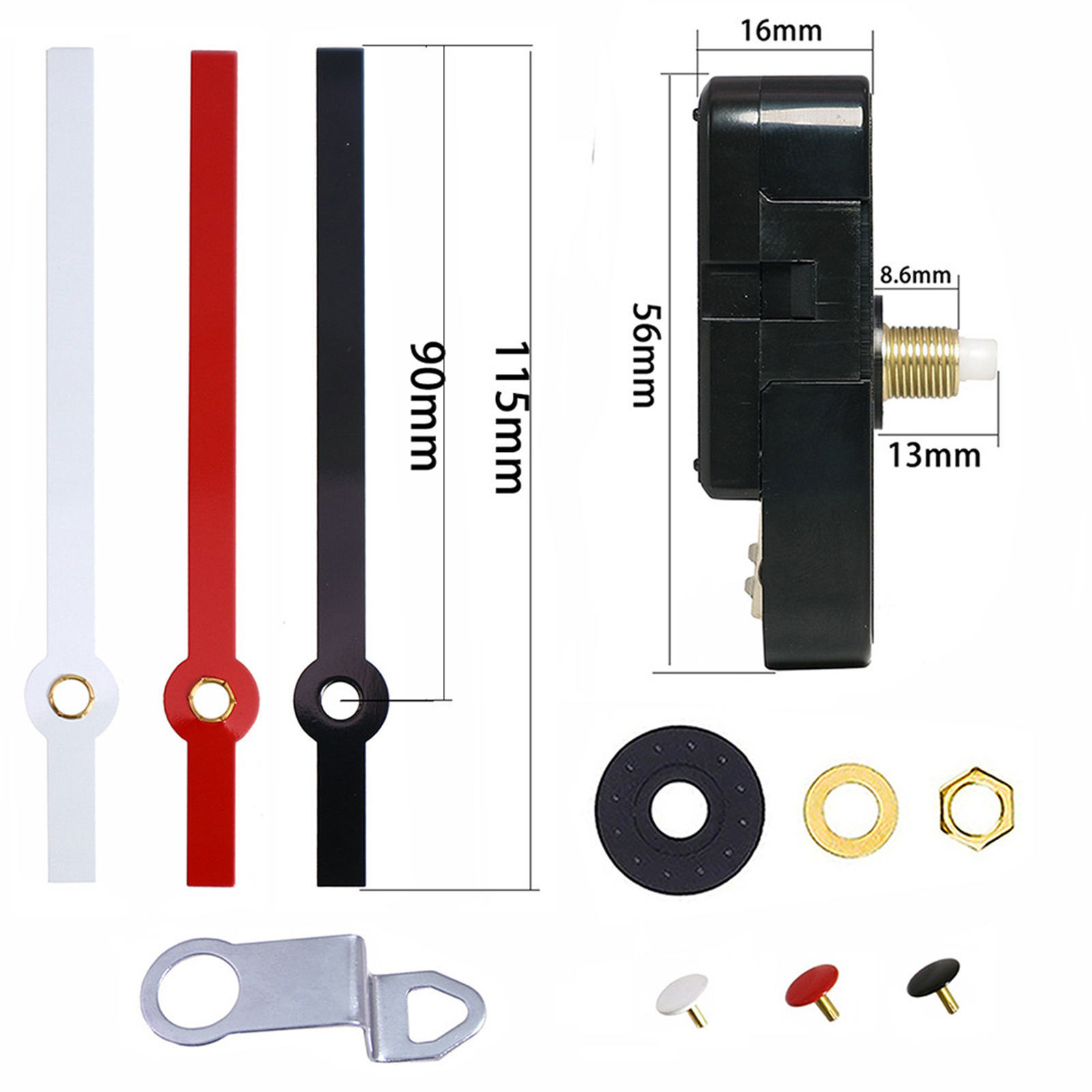 Wall Clock Movement Mechanism Kit Pointer DIY Spare Parts Replacement Tool
