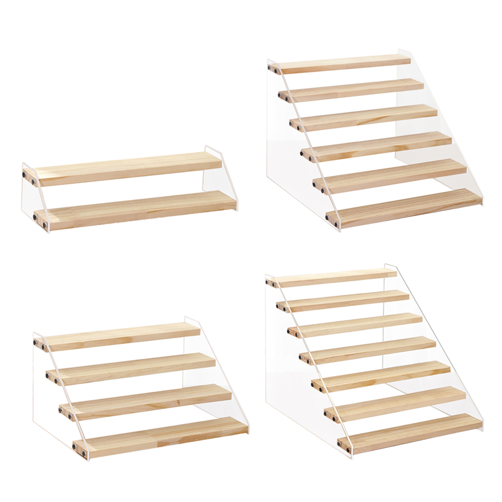 Large Clear Acrylic Display Riser for Figure, Showcase Fixtures, Collections and Commodities, Stable and Durable