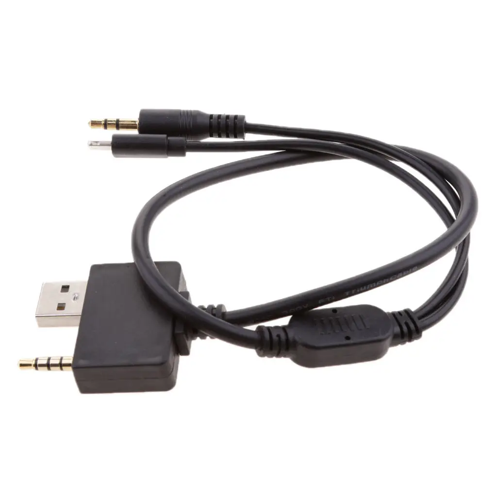 Car 3.5mm Male AUX Audio Interface Adapter Cable for iPhone iPod for Kia High Quality