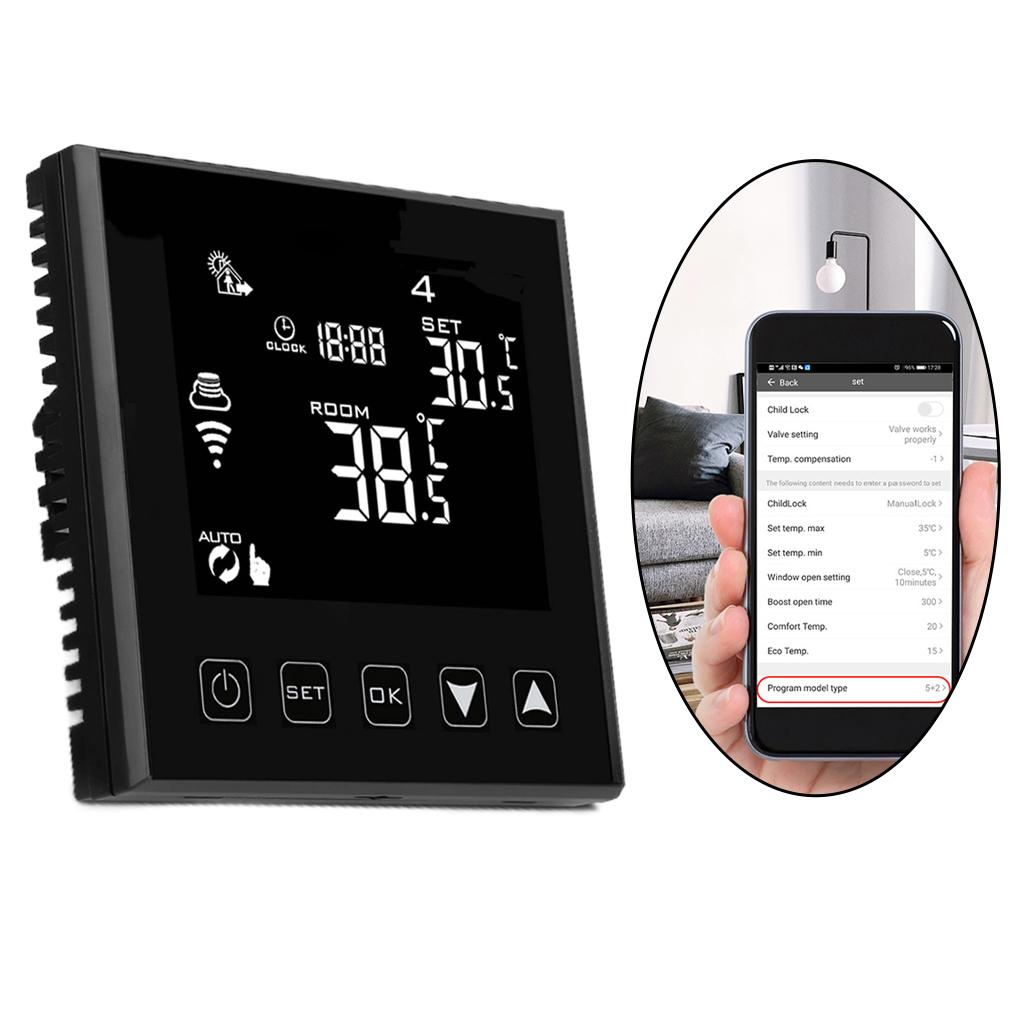 Wi-Fi Smart Thermostat for Smart Home Work with Touchscreen Programmable Voice Control