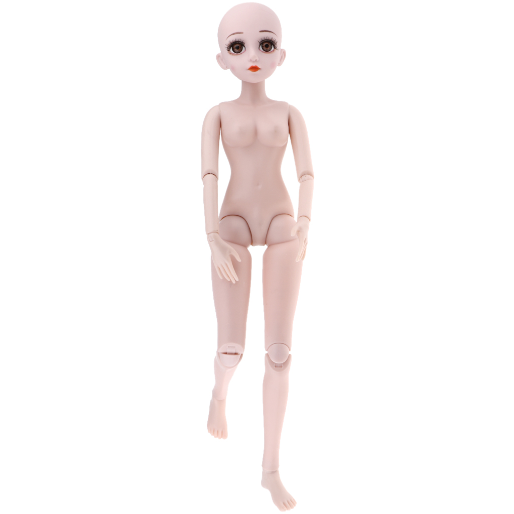1/3 13 Jointed Female  Body DIY Custom For BJD 60cm Doll With Music