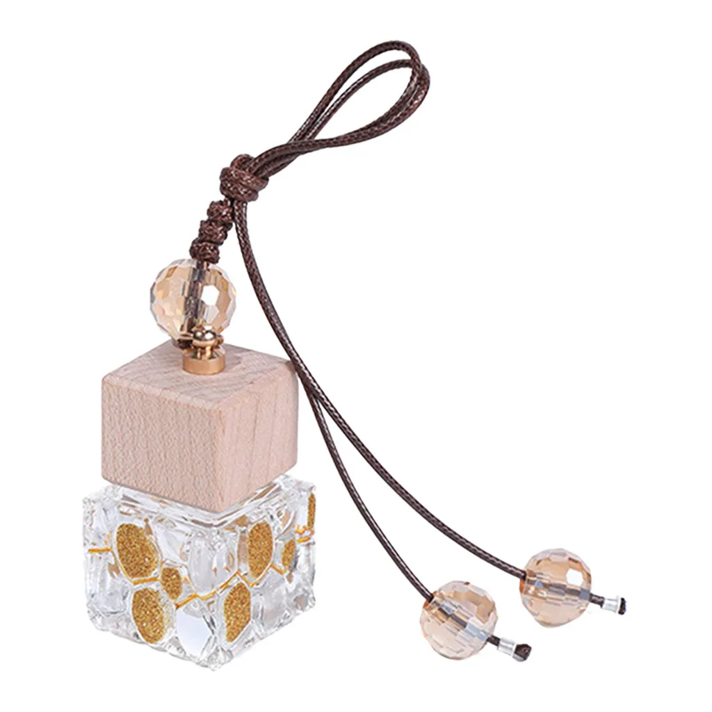 Empty Hanging Perfume Bottle Essential Oil Diffuser Pendant 10ml for Car Interior Home Room Wardrobes Closet
