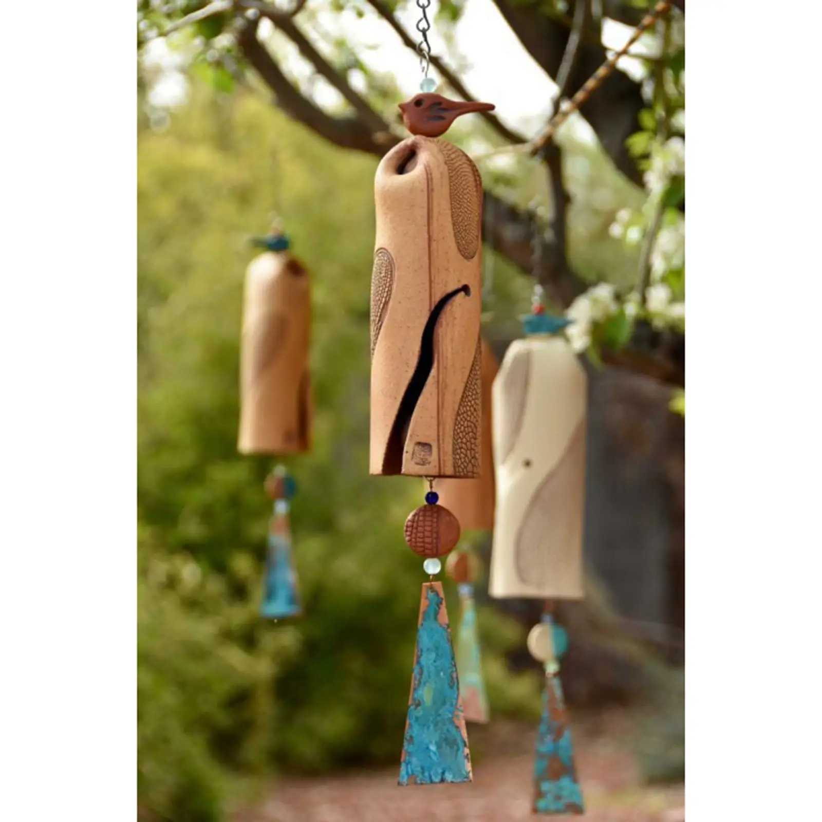 Wind Chimes Outdoor Deep Wind Chimes Retro 14inches Dragonfly Windchimes Retro Rustic Chime for Garden Patio Balcony and Home
