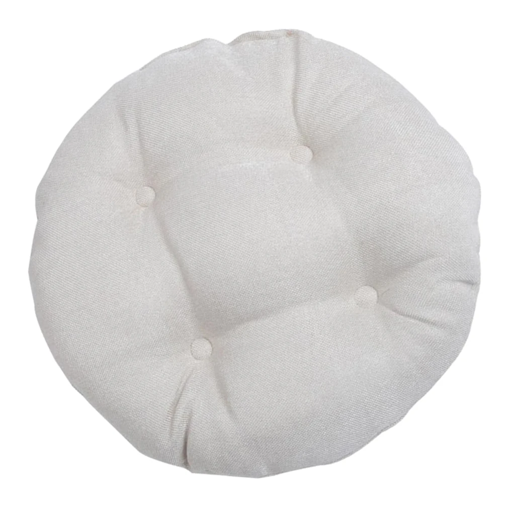 30x30cm Small Round Floor Pillow Cushion Polyester Pouf Seat Cushion Pad for Window Tatami Chair Seat Cushion Tatami Pad