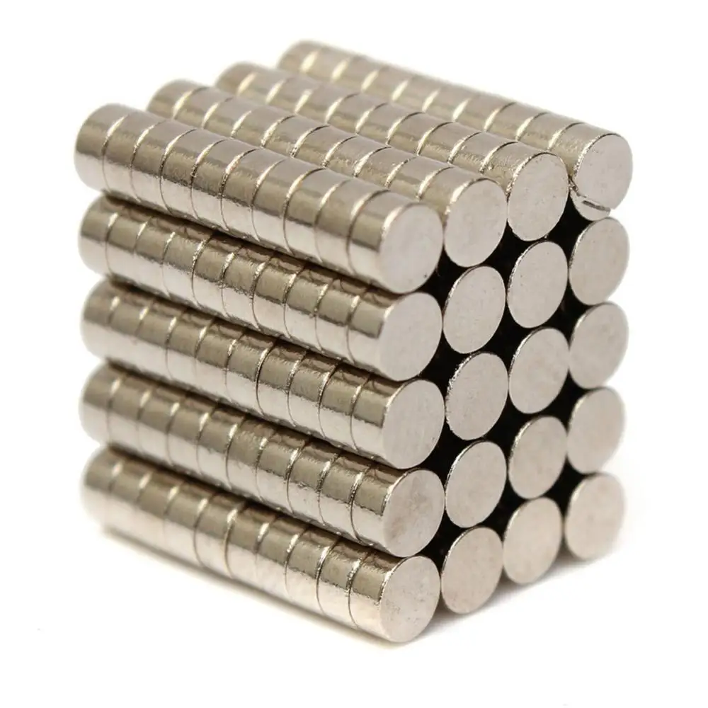 Mini Magnetic Silver Cube 5mm Neodymium Magnets Strong for whiteboard 216pcs 