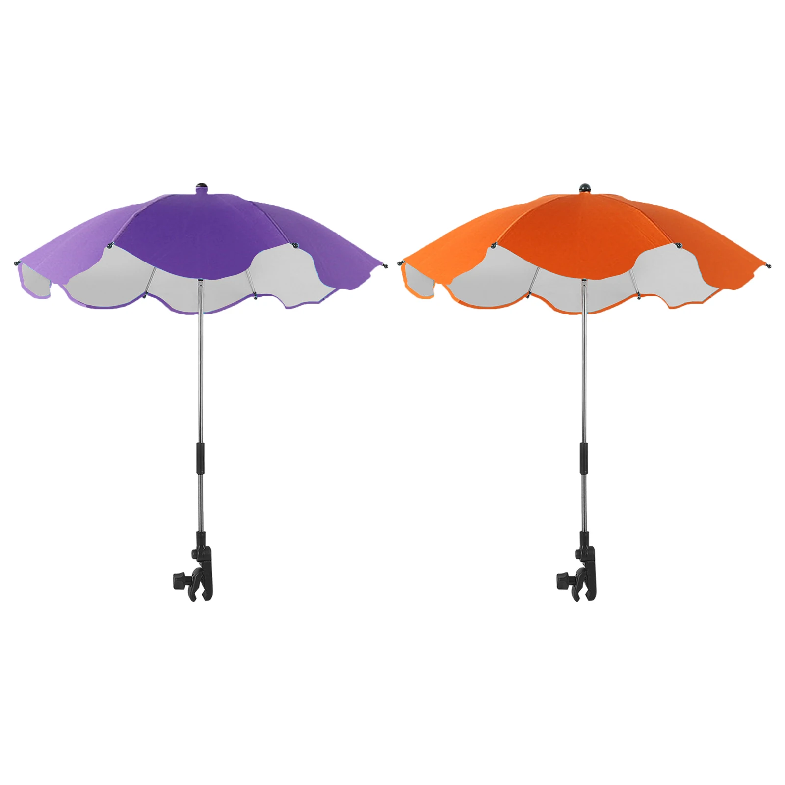 Detachable Baby Stroller Umbrella Pram Trolley UPF50+ Parasol Canopy Cover